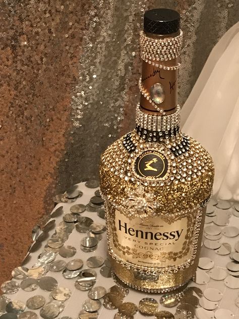 Hennessy bottle Custom Hennessy Bottle, Decorated Henny Bottles, Bedazzled Henny Bottle, Blinged Out Hennessy Bottle, Customized Liquor Bottles, Decorated Hennessy Bottle, Henny Bottle, Bedazzled Hennessy Bottle, Bling Hennessy Bottle