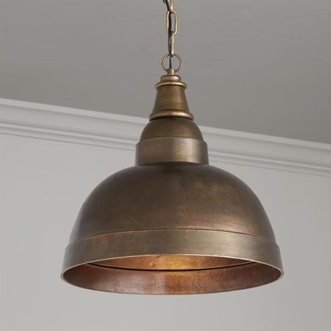 Shown in Oxidized Brass finish Capital Lighting Fixture, Lodge Homes, Capital Lighting, Brass Pendant Light, Kitchen Lighting Fixtures, Wood Light, Wood Kitchen, Brass Pendant, Lamps Plus