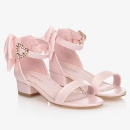 Kids Heels, Tie Heels, Dr Shoes, Cute Heels, Bow Sandals, Bow Heels, Pink Sandals, Girls Shoes Kids, Buckle Shoes