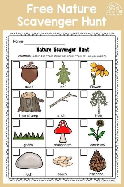 Download your FREE Nature Scavenger Hunt for kids here! This is a simple and fun outdoor activity for nature loving kids. Simple Nature Scavenger Hunt, Forest Scavenger Hunt For Kids, Nature For Kids, Nature Scavenger Hunt For Kids, Nature Walk Activities, Nature Scavenger Hunt Printable, Nature Walk Scavenger Hunt, Nature Scavenger Hunt, Nature Hunt