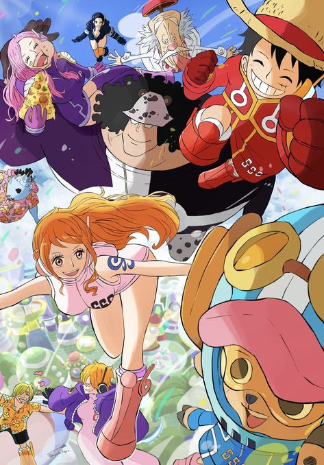 One Piece Egghead Arc, One Piece Egghead Wallpaper, Vegapunk One Piece, One Piece Egghead, Icon Pfp Anime, Anime Wallpapers Aesthetic, Ariana Grande Anime, One Piece Bounties, Japanese Animated Movies