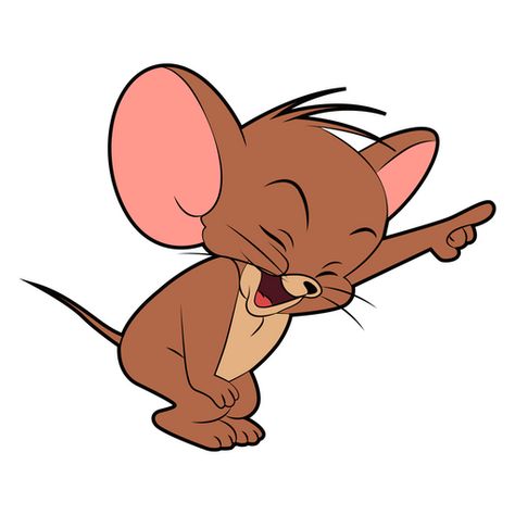 Jerry the brown mouse has fun laughing because he joked about Tom. The funny cartoon sticker with Laughing Jerry! Tom And Jerry Baby, Cartoons Jerry, Jerry Images, Tom Ve Jerry, Hug Stickers, Tom And Jerry Pictures, Tom And Jerry Wallpapers, Tom E Jerry, Tom And Jerry Cartoon