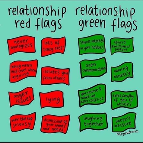 Green Flags, Relationship Red Flags, Green Flag, Anger Issues, Inspirational Books To Read, Red Flags, Bad Feeling, Personal Relationship, Red Flag