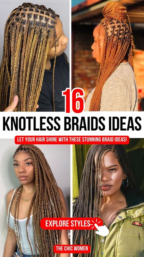 16 Honey Brown Knotless Braids You’ll Love for a Fresh Look! Colour 27 And 30 Box Braids Mixed, Cooper Knotless Braids, Peekaboo Hair Color Knotless Braids, Mixing Braiding Hair Colors Brown, Knotless Braid Color Combo Ideas, Fall Color Knotless Braids, Colour 27 And 30 Box Braids, Honey Brown Box Braids, Braids Colour 30