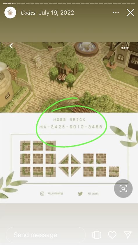 Animal Crossing Walkways, Codes For Paths Animal Crossing, Acnh Vertical Path, Acnh Path Layout Guide, Acnh Culdesac Path, Animal Crossing Brick Codes, Animal Crossing Paths Brick, Acnh Cobble Stone Path, Acnh The Path Code