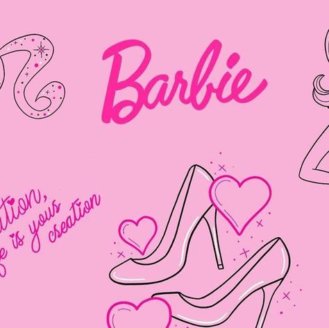 Barbie Symbol Tattoo, Barbie Flash Tattoo, Barbie Doodle, Barbie Tattoo Ideas, Barbie Bar, Barbie Tattoo, Advanced Higher Art, Higher Art, Movie Tattoos