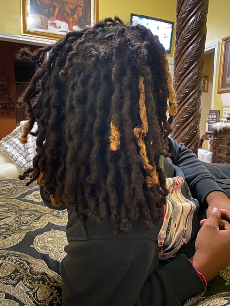 Locs Men Long, Lock Extensions Dreadlocks, Middle Part Locs, Loc Versatility, Starter Loc Journey, Locs Thick, Dreads Styles Black, Thick Dreads, Hair Like Wool