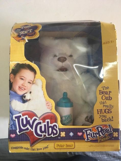 NEW FurReal Friends 2004 LUV CUBS Polar Bear Electronic Interactive Doll Plush Furreal Friends, Fur Real Friends, Real Friends, Sea World, Easter Gifts, Internet Funny, Packaging Box, Polar Bear, Oxford Shoes