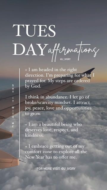 Tuesday Affirmations, Mantra Quotes, Daily Positive Affirmations, Healthy Girl, I Deserve, I Pray, Daily Affirmations, Self Confidence, Positive Affirmations