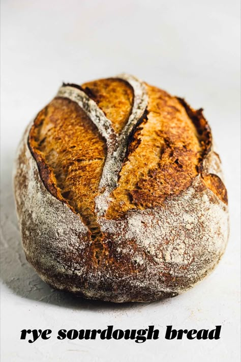 RYE BREAD LOAF ON A WHITE SURFACE Rye Sourdough Bread Recipe, Rye Sourdough Bread, Rye Sourdough, Sourdough Rye, Sandwich Bread Recipes, Best Oven, Rye Flour, Loaf Of Bread, Sourdough Baking