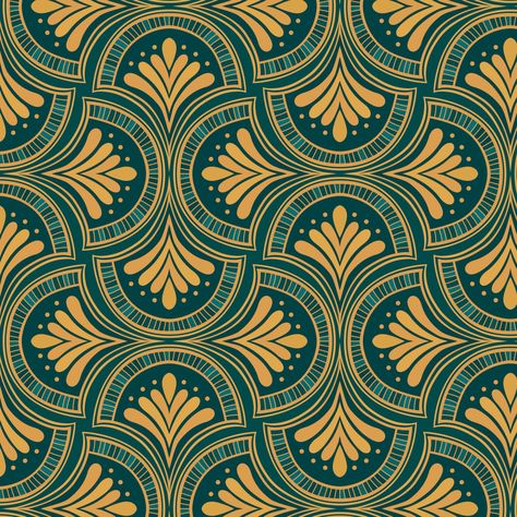 Art nouveau design pattern