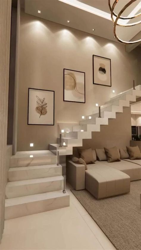 Staircase Design Modern, Latest Living Room Designs, Interior Design Your Home, Hall Interior Design, Building House Plans Designs, Luxury House Interior Design, Home Stairs Design, Staircase Design, Apartment Interior Design