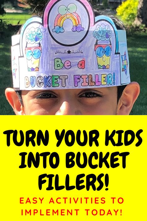 Have You Filled A Bucket Today Activity, Bucket Filler Headband Printable, Fill My Bucket Activities, Paper Bucket Craft, How Full Is Your Bucket, How Full Is Your Bucket Activities, Have You Filled A Bucket Activities, Meaningful Compliments, Fill My Bucket