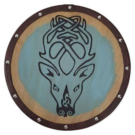 Quadro Decorativo Escudo Viking Falkreath - Falkreath ( Cervo ) Skyrim Este quadro redondo temático de Skyrim é uma verdadeira obra de arte, completamente artesanal e pintado à mão. Ele apresenta o símbolo icônico do jogo, adicionando um toque de fantasia e aventura à sua decoração. Este quadro é perfeito para fãs do jogo ou entusiastas de decoração que apreciam produtos temáticos e únicos. Características Principais: Artesanal e Pintado à Mão: Cada quadro é cuidadosamente feito à mão, garantind Escudo Viking, Skyrim, Vikings