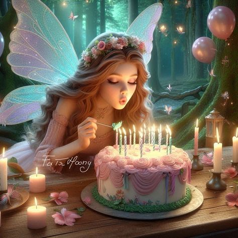 Happy Birthday Fairy, Disney Fairies Pixie Hollow, Birthday Fairy, Faery Art, Fairy Cosplay, Princesses Disney, Fairy Images, Fantasia Disney, Disney Icons