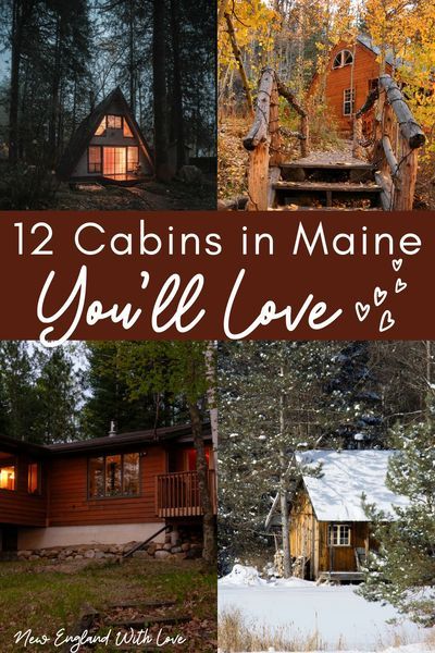 Dreaming of a cozy cabin getaway in the New England woods? These cabins in Maine are exactly what you've been longing for. Check out these 12 lovely properties. If you're in need of a New England weekend getaway that is New England Weekend Getaway, Moody Bedroom Wall, Maximalist Decor Wall, Spring Creative, Cedar Cabin, Cabin Getaway, Bedroom Makeovers, Secluded Cabin, Spring Bedroom