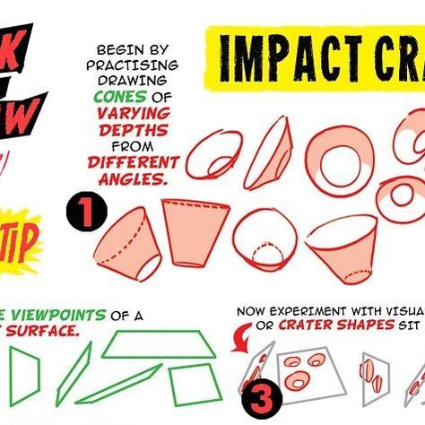 The Etherington Brothers on Instagram: "IMPACT CRATERS from the #howtoTHINKwhenyouDRAW ENCYCLOPEDIA - the world’s ONLY encyclopedia of drawing tutorials, posted up FREE for EVERYONE, FOREVER, with NEW and CLASSIC tutorials coming up EVERY DAY only on our Instagram here: @etheringtonbrothers :) Lorenzo! #arttips #arttutorial #drawingtips #artprocess #stepbystepart #drawingtutorial #howtodraw #learnuary #howtodraw #drawingtutorial #conceptart #gamedev #animationdev #gameart #tutorial #inktober Etherington Brothers, Impact Crater, Brothers Art, Background Ideas, Process Art, Drawing Tutorials, Art Tips, Drawing Tips, Drawing Reference