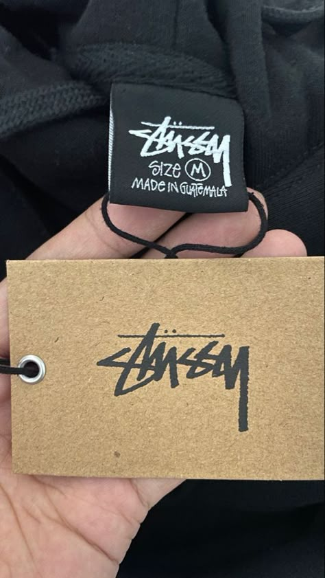 stussy #graphicdesignto #logoart #logotasarim #designercakes #logos Clothing Brand Tags Ideas, Streetwear Fashion Brand Logo, Stussy Packaging, Brand Label Clothing Tag Design, Streetwear Packaging, Logo Font Design, Stussy Clothing, Mens Fashion Week Street Style, Stussy Logo