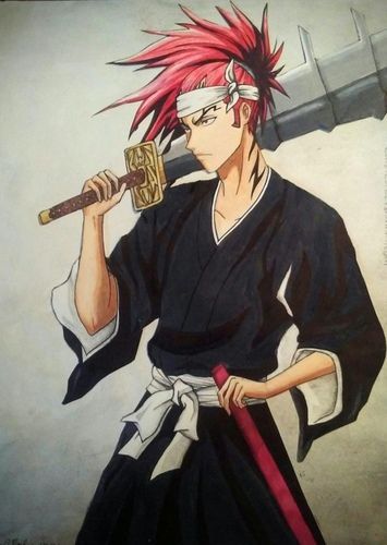 Bleach Renji, Abarai Renji, Renji Abarai, Byakuya Kuchiki, Toshiro Hitsugaya, Arte Ninja, Bleach Anime Ichigo, Bleach Anime Art, Anime Drawing Books