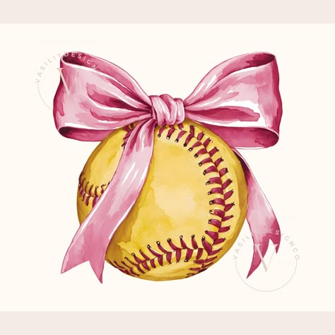 Preppy Softball Wallpaper, Softball Artwork, Softball Wallpapers, Softball Art, Softball Bow, Softball Season, Softball Catcher, Soft Ball, Softball Pictures