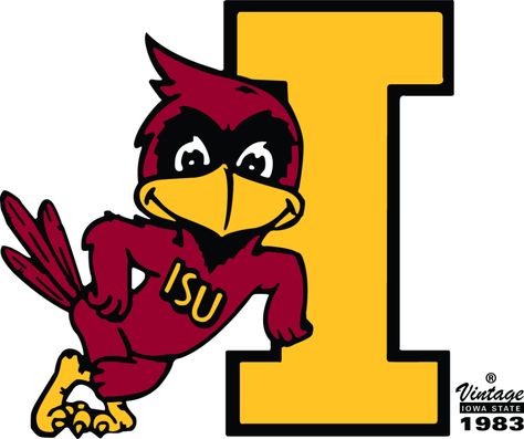 Iowa State Cyclones Alternate Logo (1983-1994) - Template Images, State Crafts, Iowa State University, Word Mark Logo, Iowa State Cyclones, University Logo, Virtual Museum, College Logo, Nfl Logo