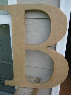 Wonderful blog that illustrates how to make large foam core letters! Giant Letters Diy, Large Wood Letters, Giant Letters, The Letter B, Food Decor, Diy Letters, Front Entrance, Kids Room Wall, Kids Wood