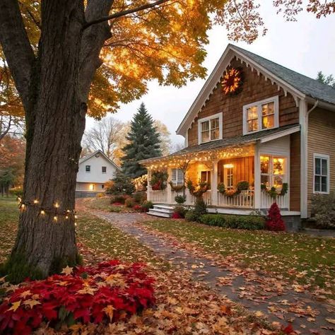 Woods Aesthetic, Fall Moodboard, Fishing Pond, Christmas Homes, Dream House Aesthetic, Gravel Driveway, Berry Bushes, Dream Life House, Autumn Magic