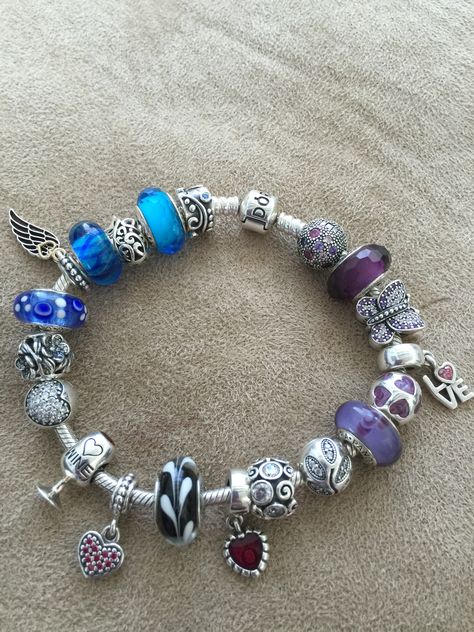 My bracelet is almost full! Time to start another one. I'm addicted. Full Pandora Charm Bracelet, Full Pandora Bracelet, Pandora Charm, Pandora Bracelet, Another One, Full Time, Pandora Charms, Pandora Charm Bracelet, To Start