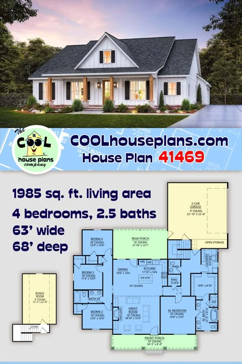 2000 Sq Ft Farmhouse Plans One Level, Modern Farmhouse 1800 Sq Ft, House With Garage On Side Layout, Farmhouse With Carport Floor Plans, 2200 Sq Ft Farmhouse Plans, 1 Story 2000 Sq Ft House Plans, 2000 Sq Ft House Plans Farmhouse 4 Bedroom, 2100 Sq Ft House Plans Open Floor, House Plans With Carport In Back