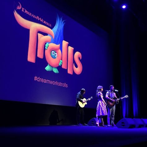 Everyone loved Anna Kendrick and Justin Timberlake's surprise performance of "True Colors" at #Cannes2016! #DreamWorksTrolls Dreamworks Trolls, Hair Raising, Anna Kendrick, Justin Timberlake, Dreamworks, True Colors, Backsplash, Neon Signs, Songs