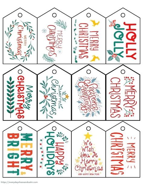 Christmas Gift Tag Free Printable, Holiday Tags Printable Free, Gift Tags Free Printable, Printable Christmas Tags Free, Christmas Gift Tags Free Printable, Free Christmas Gift Tags Printable, Merry Christmas Tags Printable Free, Hang Tag Template Free Printable, Free Printable Christmas Tags