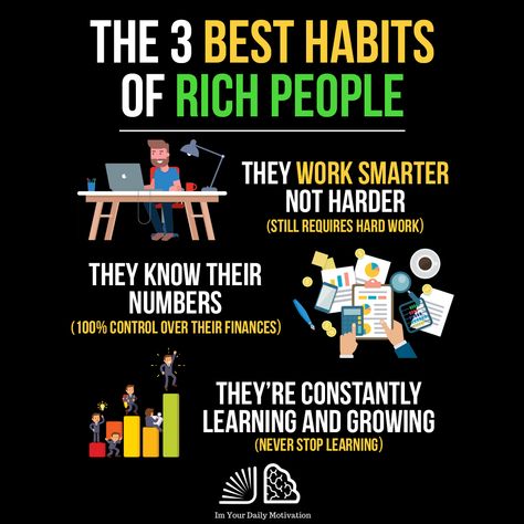 Best Habits, Business Entrepreneur Startups, Business Ideas Entrepreneur, Entrepreneurship Quotes, Money Management Advice, Millionaire Minds, Habits Of Successful People, Success Habits, Business Skills