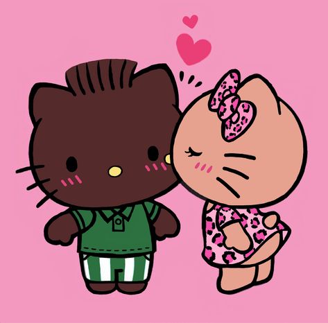 Hello Kitty Couple, Kitty Couple, Handmade Gifts Diy, Christmas Couple, Couple Drawings, Cute Christmas, Gifts Diy, Couple Goals, Diy Gift