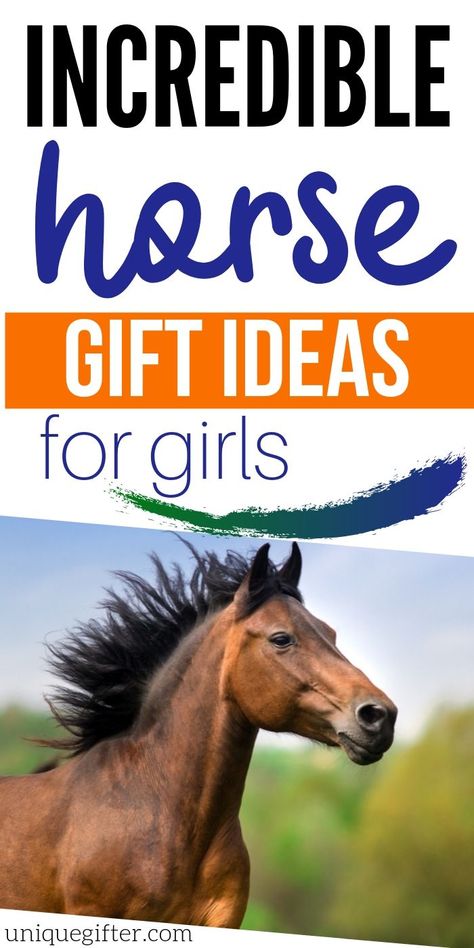 Horse Gift Ideas For Girls | Horse Gifts | Gifts For Horse Fanatics | Horse Lover Gifts | Girl Gifts | Horse Loving Girl Gifts | #gifts #giftguide #presents #horse #girl #uniquegifter Horse Gifts For Girls Kids, Horse Gift Ideas, Horse Lover Gifts, Horse Wall Decals, Healthy Gift, Great Anniversary Gifts, Girls Unique, Boss Gift, Unique Gifts For Men