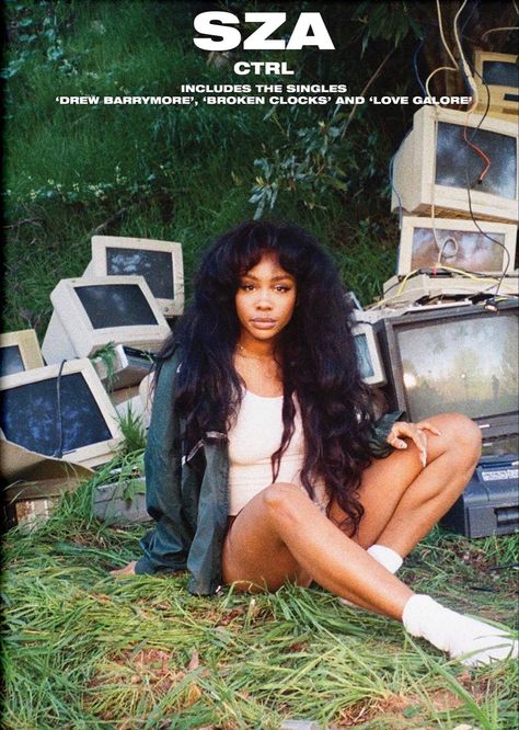 Sza Poster Art, Sza Poster, Sza Ctrl, Baby Fat, Dorm Posters, Art Album, Neo Soul, Minimalist Designs, Drew Barrymore