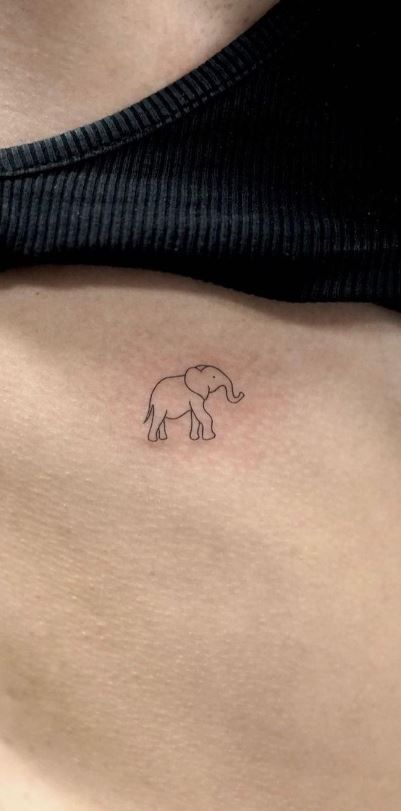 Elephant Tattoos Dainty, South East Asia Tattoo Ideas, Thailand Travel Tattoo, Elephant Tattoos Fine Line, Thailand Elephant Tattoo, Sri Lanka Tattoo Ideas, Mini Tattoos Elephant, Sri Lanka Tattoo, Fine Line Elephant Tattoo