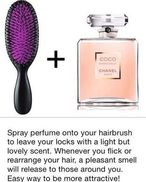 Hair Smell Good, Make Up Foundation, Spray Perfume, Girl Tips, Perfume Spray, Smell Good, Hair Brush, Beauty Secrets, Beauty Photography