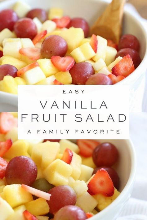 Fruit For Parties Ideas, Fruit Salad For Brunch Breakfast Recipes, Fruit Salad That Keeps, Fruit Salad For School Lunch, Fruit Salads For Easter, Easy Healthy Fruit Salad, Easy Fruit Ideas For Party, Easy Easter Fruit Salad, Diced Fruit Salad