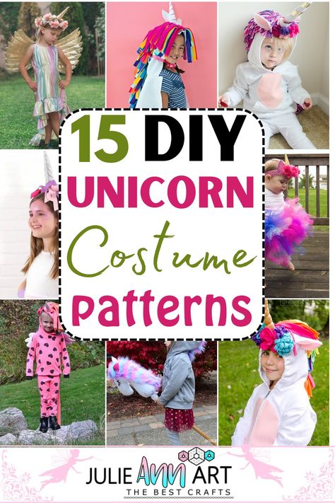 Unicorn Costume Boy Unicorn Costume, Unicorn Costume For Kids, Unicorn Costume Women's, Toddler Unicorn Costume, Unicorn Costume Adult, Kids Book Character Costumes, Diy Princess Costume, Diy Girls Costumes, Diy Unicorn Costume