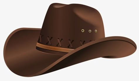 Cowboy Hat Clipart, Mexican Sombrero Hat, Hat Clipart, Brown Cowboy Hat, Yard Cards, Chapeau Cowboy, Hat Decoration, Cowboy Party, Hat Clips