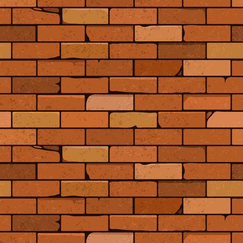 Cartoon Brick Wall, Brick Drawing, Brick Illustration, Brick Wall Illustration, Draw Bricks, Brick Wall Drawing, Vector Tutorial, Design Effects, Namaste Art