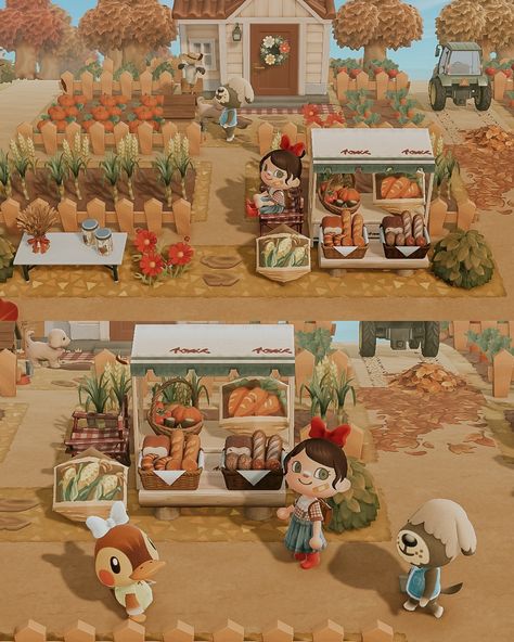 Corn Patch friends! 🌽 🚜 Thank you @acnhtreasureisland Animal crossing new horizons ACNH Nintendo switch wholesome gaming cozy design fall autumn cottagecore island idea inspiration aesthetic cosy decor build inspo game photography cute villagers small town vibes happy friendship towncore farm #acnh #acnhdesigns #acnhcommunity #acnhinspo #acnhisland #acnhdesign #acnhidea #acnhfarmcore #acnhfall #crossingcreations #nookspiration #acnhphotography #acnhaesthetic #acnhvillager #acnhvillagers ... Acnh Cottagecore Build Ideas, Acnh Long Area Ideas, Forest Animal Crossing Ideas, Cottage Core Animal Crossing Villagers, Acnh Sandwich Shop, Acnh Towncore Neighborhood, Acnh Island Builds, Cottagecore Animal Crossing Villagers, Cottage Core Villagers Acnh