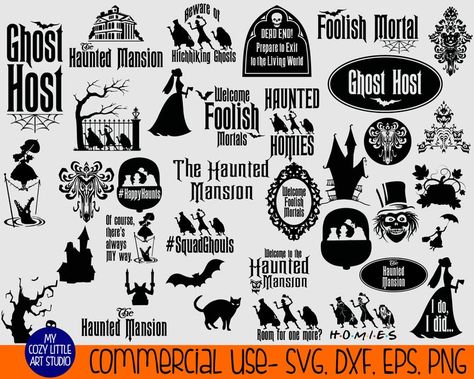 Haunted Mansion Svg, Mansion Rooms, Festival Logo, Mansion Designs, The Haunted Mansion, Halloween Door, Svg Halloween, Halloween Festival, Haunted Mansion