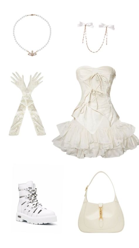 White Party Theme Outfit, Chocella Outfits, Kpop Idol Stage Outfits Ideas, White Kpop Outfit, White Stage Outfits, Idols Outfits Stage, White Theme Party Outfit, Outfits Kpop Stage, White Theme Party