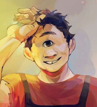 Fanart of Tyson from Percy Jackson. [NOT MY ART] Percy Jackson Pfp Fanart, Tyson Aesthetic Pjo, Tyson Percy Jackson Aesthetic, Tyson Pjo Fanart, Tyson Percy Jackson Fanart, Percy Jackson Profile Picture, Tyson Fanart, Tyson Percy Jackson, Percy Jackson Tyson