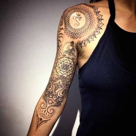 Tattoos Clavicle, Clavicle Tattoos, Tattoos Spiritual, Pinapple Tattoos, Mandala Arm Tattoo, Ocean Sleeve, Mandela Tattoo, Mandala Sleeve, Tattoos Hand