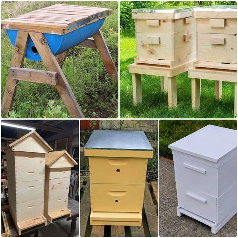 Learn how to build your own beehive with our collection of 25 free DIY beehive plans! We have all the information you need to start your beekeeping journey, with clear and simple step-by-step instructions that will make building your own bee box a breeze. From Langstroth hive plans to top bar honey bee hives, these free bee box plans are perfect for those who are just starting out or those who are simply looking to add a new hive to their apiary. Whether you want to make a homemade beehive or Long Langstroth Hive Plans, Horizontal Bee Hive Plans, Bee Boxes Diy, Langstroth Hive Plans, Beehive Plans, Stores Aesthetic, Diy Beehive, Honey Bee Box, Top Bar Bee Hive