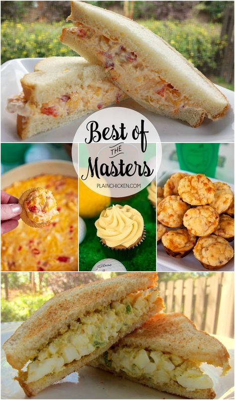 The Masters Roundup Masters Food, Pimento Cheese Recipes, Cooking For A Group, Plain Chicken, Cooking Advice, Pimento Cheese, Cooking Guide, Recipes To Make, Egg Salad