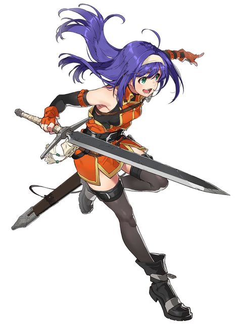 Mia Battle Stance from Fire Emblem Heroes #illustration #artwork #gaming #videogames #characterdesign Battle Character Design, Battle Stance Pose, Battle Stance Pose Reference, Character Stance, Battle Stance Drawing Reference, Mia Fire Emblem, Swordwoman Pose, Fire Emblem Heroes Art, Fire Emblem Character Design Concept Art