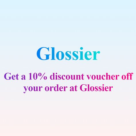 Sign up to Glossier using the Find A Referral Code link below to get access to exclusive discounts and sign up bonuses: https://findareferralcode.com/glossier #glossier #glossierreferral #glossierreferralcode #glossierreferrallink #glossierdiscount #glossierdiscountcode #glossierdiscounts #discount #freemoney #frugal #budgeting #freecash Glossier Discount Code, Discount Vouchers, Free Cash, Free Money, And Sign, Budgeting, Sign Up, Coding